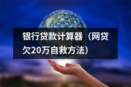 银行贷款计算器（网贷欠20万自救方法）