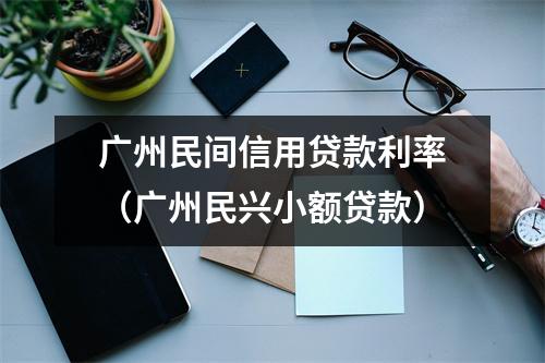 广州民间信用贷款利率（广州民兴小额贷款）