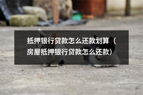 抵押银行贷款怎么还款划算（房屋抵押银行贷款怎么还款）