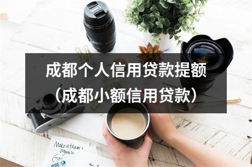 成都个人信用贷款提额（成都小额信用贷款）