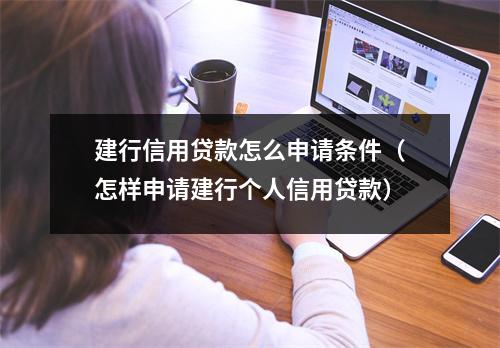 建行信用贷款怎么申请条件（怎样申请建行个人信用贷款）