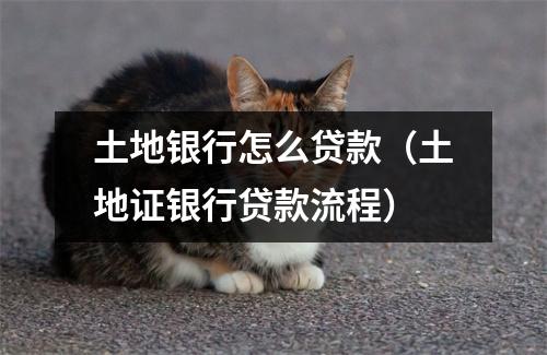 土地银行怎么贷款（土地证银行贷款流程）