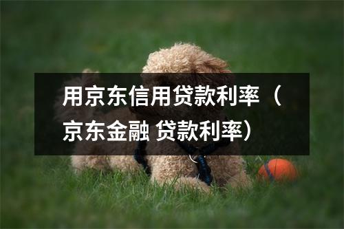 用京东信用贷款利率（京东金融 贷款利率）