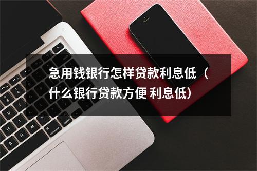 急用钱银行怎样贷款利息低（什么银行贷款方便 利息低）