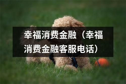 幸福消费金融（幸福消费金融客服电话）