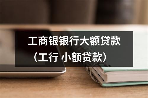 工商银银行大额贷款（工行 小额贷款）