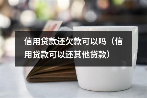 信用贷款还欠款可以吗（信用贷款可以还其他贷款）
