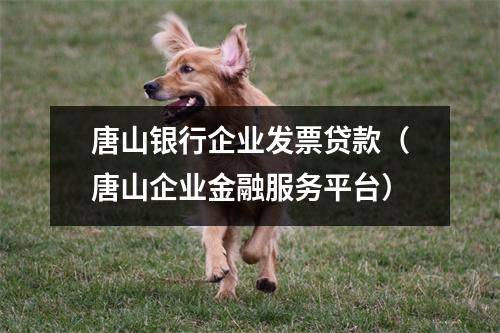 唐山银行企业发票贷款（唐山企业金融服务平台）