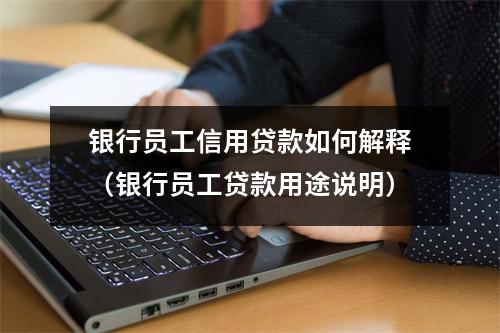 银行员工信用贷款如何解释（银行员工贷款用途说明）