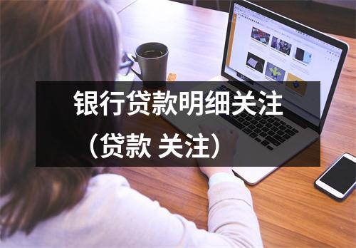 银行贷款明细关注（贷款 关注）