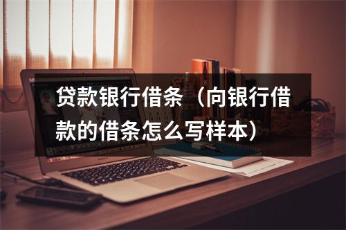 贷款银行借条（向银行借款的借条怎么写样本）