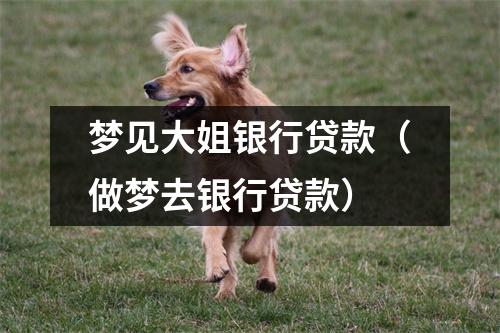 梦见大姐银行贷款（做梦去银行贷款）