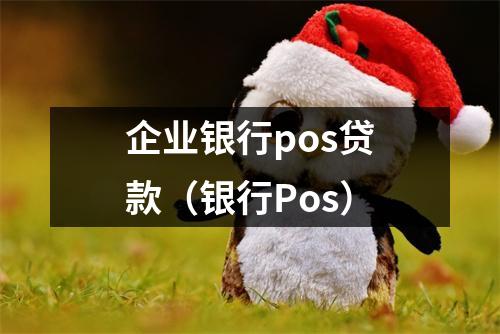 企业银行pos贷款（银行Pos）