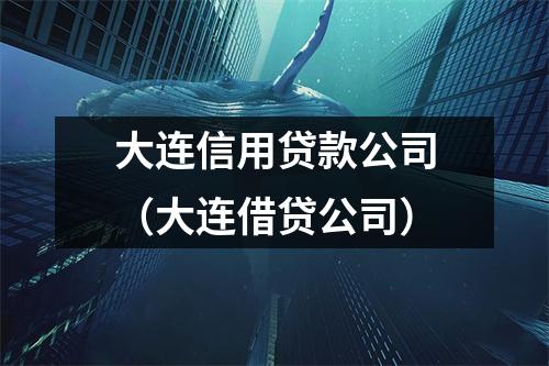 大连信用贷款公司（大连借贷公司）