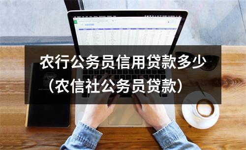 农行公务员信用贷款多少（农信社公务员贷款）