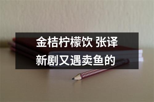 金桔柠檬饮 张译新剧又遇卖鱼的