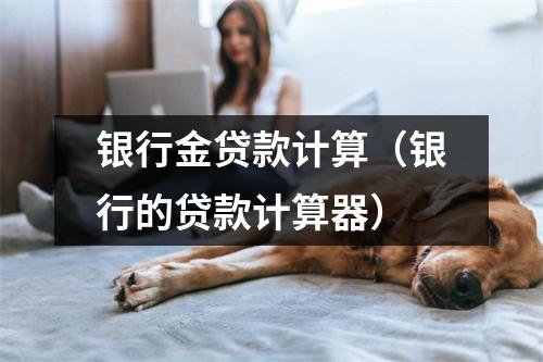 银行金贷款计算（银行的贷款计算器）
