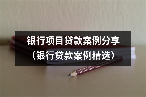 银行项目贷款案例分享(银行贷款案例精选)