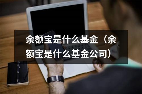 余额宝是什么基金（余额宝是什么基金公司）