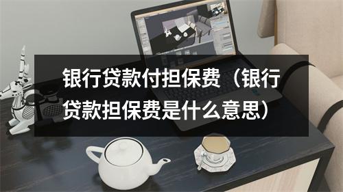 银行贷款付担保费（银行贷款担保费是什么意思）