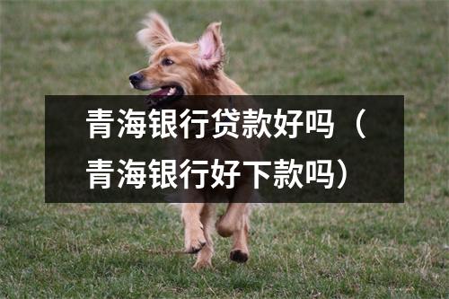 青海银行贷款好吗（青海银行好下款吗）