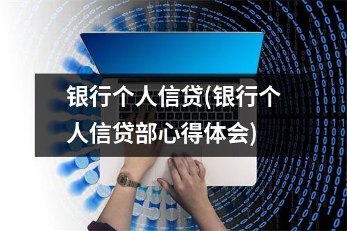 银行个人信贷(银行个人信贷部心得体会)