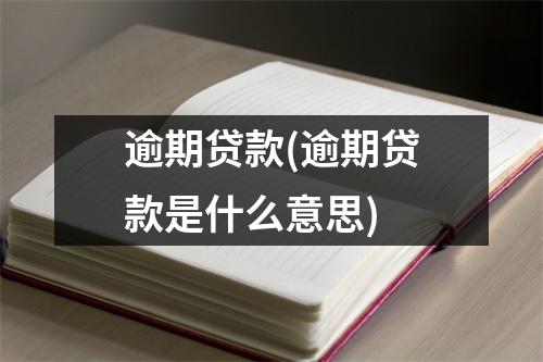 逾期贷款(逾期贷款是什么意思)