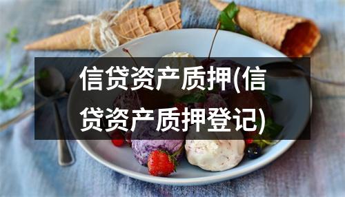 信贷资产质押(信贷资产质押登记)