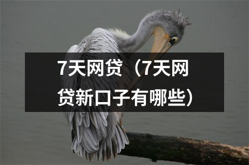 7天网贷（7天网贷新口子有哪些）