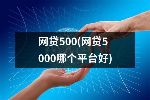 网贷500(网贷5000哪个平台好)