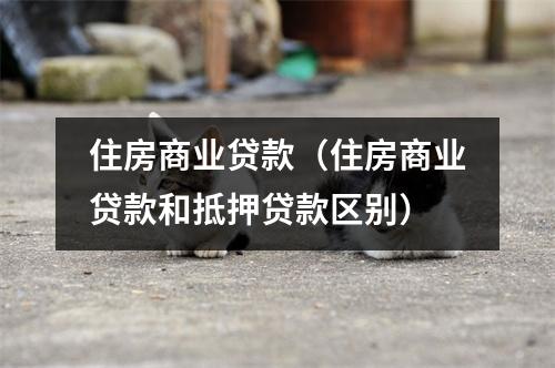 住房商业贷款(住房商业贷款和抵押贷款区别)