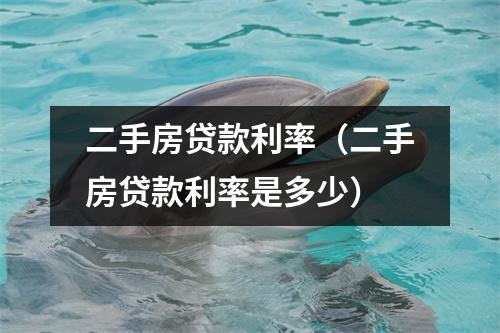 二手房贷款利率（二手房贷款利率是多少）