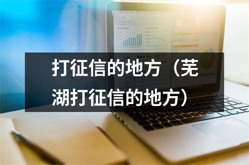 打征信的地方（芜湖打征信的地方）