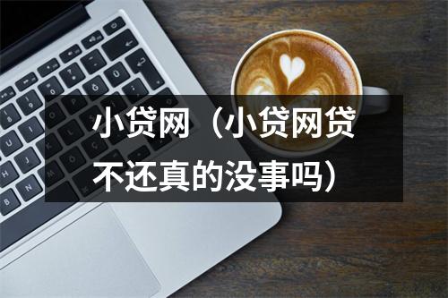 小贷网（小贷网贷不还真的没事吗）