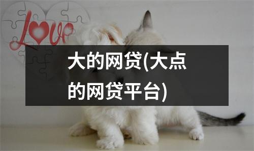 大的网贷(大点的网贷平台)