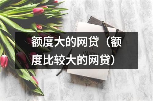 额度大的网贷（额度比较大的网贷）