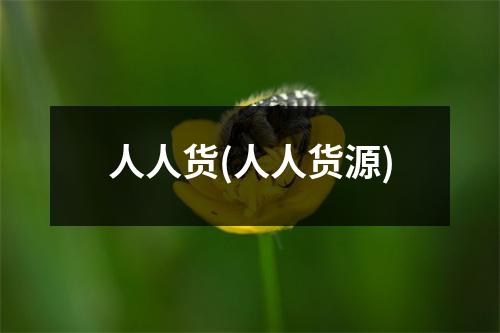 人人货(人人货源)