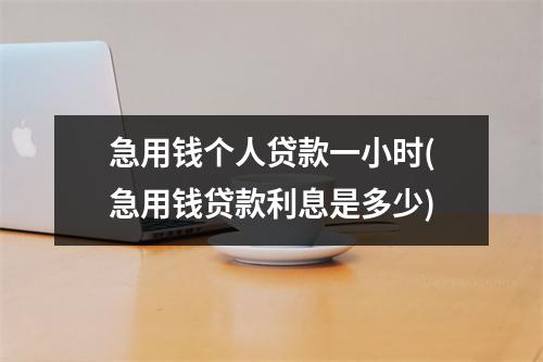 急用钱个人贷款一小时(急用钱贷款利息是多少)