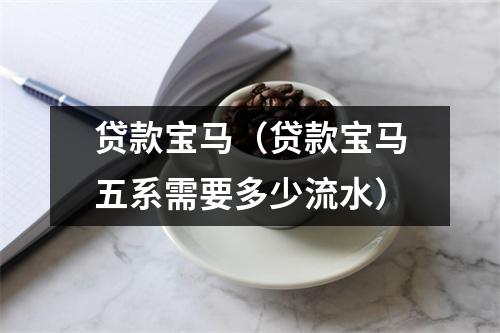 贷款宝马（贷款宝马五系需要多少流水）