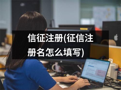 信征注册(征信注册名怎么填写)