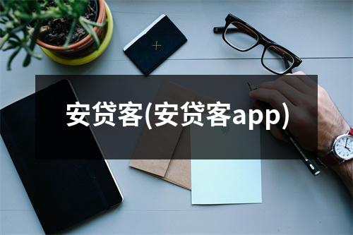 安贷客(安贷客app)