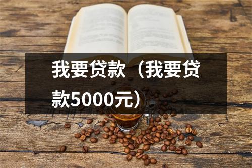 我要贷款(我要贷款5000元)