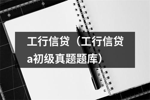 工行信贷（工行信贷a初级真题题库）
