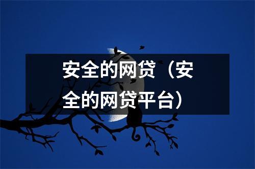 安全的网贷（安全的网贷平台）
