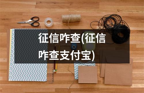 征信咋查(征信咋查支付宝)