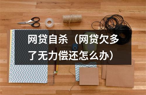 网贷自杀（网贷欠多了无力偿还怎么办）