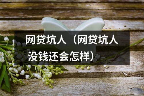 网贷坑人（网贷坑人 没钱还会怎样）