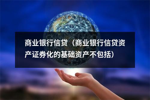 商业银行信贷（商业银行信贷资产证券化的基础资产不包括）