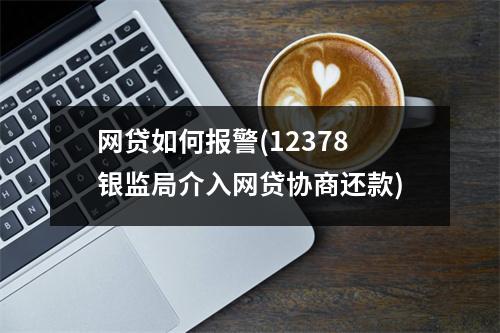 网贷如何报警(12378银监局介入网贷协商还款)
