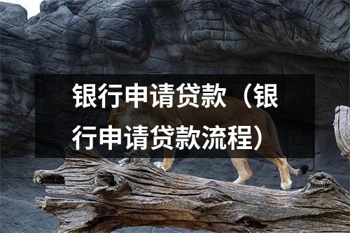 银行申请贷款（银行申请贷款流程）